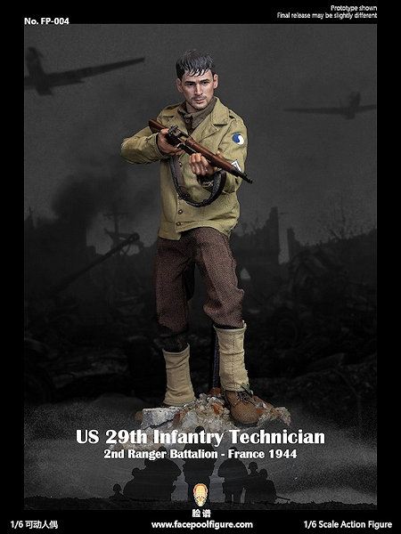 1/6 WW2 米陸軍第２レンジャー大隊 第２９歩兵師団 技能兵 スタンダード版 1/6 WW2 アメリカ陸軍第2レンジャー大隊 第29歩兵師団 技能兵